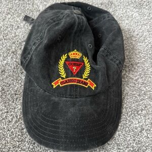 GUESS Black Embroidered Logo Cap